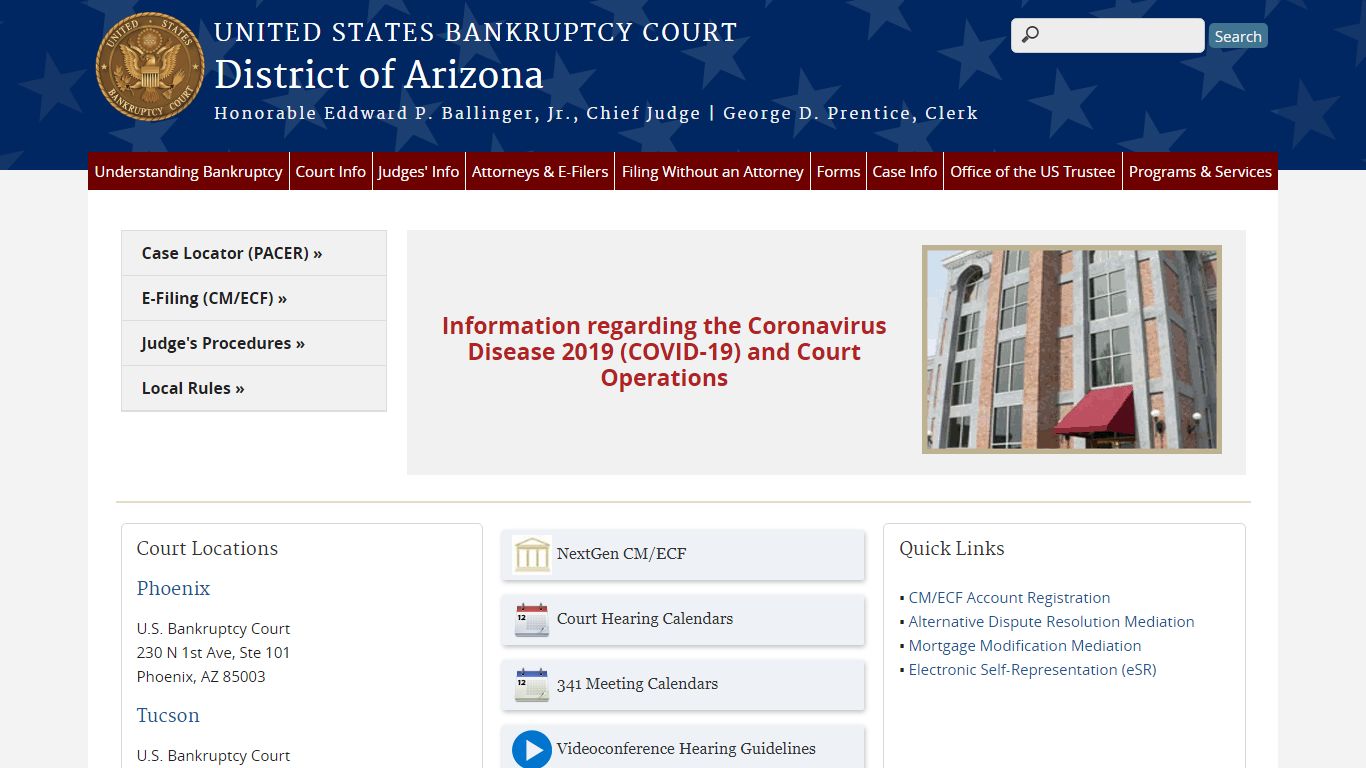 District of Arizona | United States Bankruptcy Court